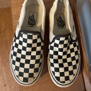 Vans checkered women's size 7 Good used condition